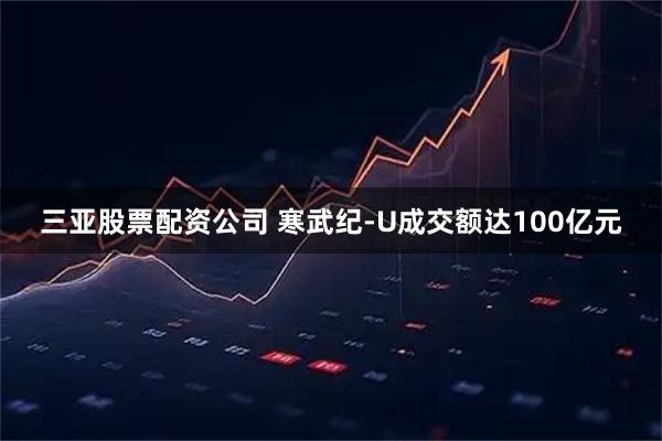 三亚股票配资公司 寒武纪-U成交额达100亿元
